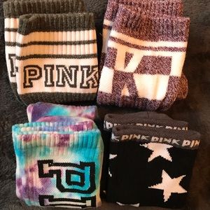 4 Pairs of PINK socks
